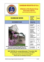 NOVEMBER 2025 Newsletter